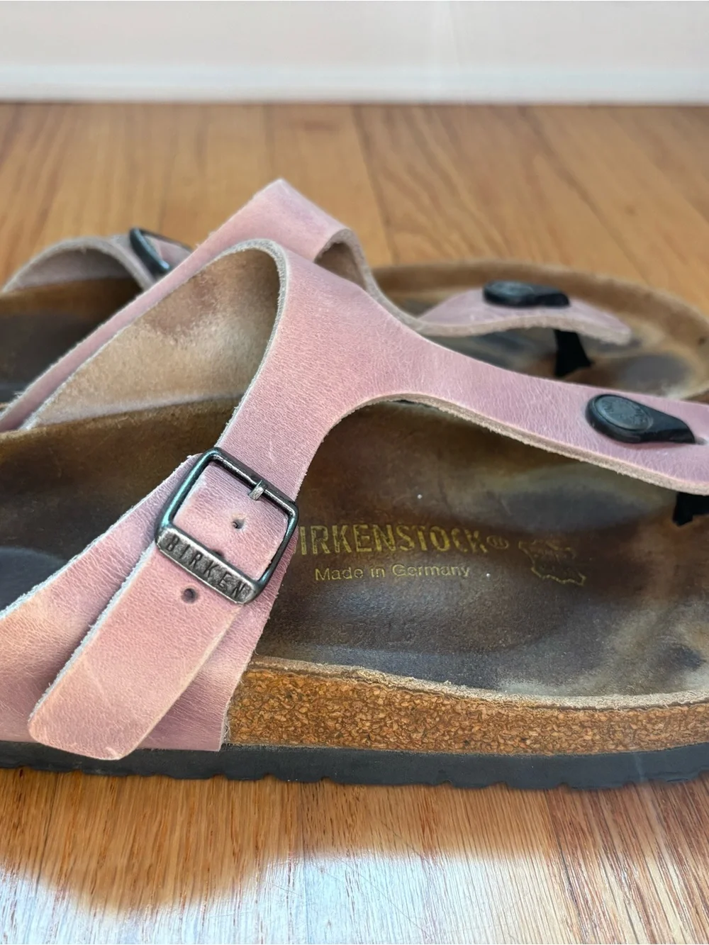Birkenstock 39 Nubuck Gizeh Faded Purple - Picture 3 of 6